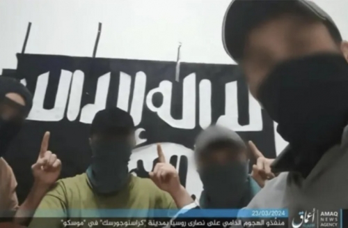 IS công bố hình ảnh 4 nghi phạm xả súng khủng bố ở Moskva
