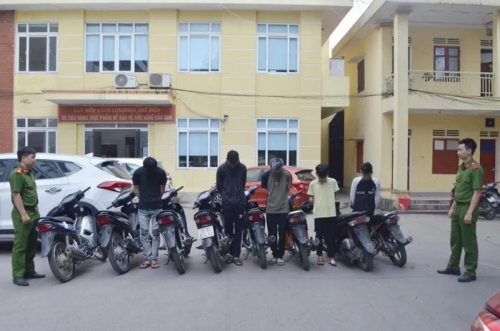 Triệt xóa ổ nhóm chuyên trộm cắp xe máy tại Nghệ An
