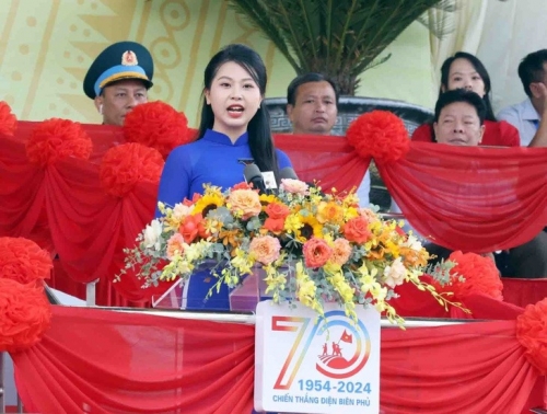 Vũ Quỳnh Anh đại diện người trẻ phát biểu tại lễ kỷ niệm 70 năm Chiến thắng Điện Biên Phủ là ai?
